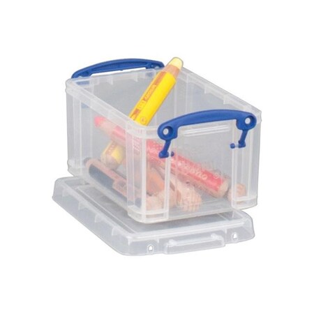 Really Useful Really Useful 6662522 Stackable Clear Storage Box; 3.125 x 4 x 6.125 in. - Pack of 8 6662522